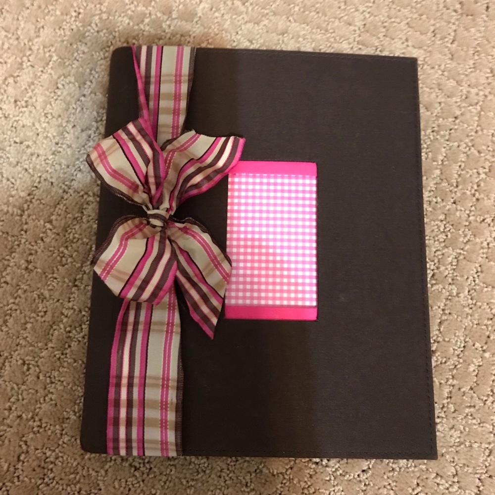 NEW! Cute Milano 🤎Brown & Pink🩷 Cloth Photo Album